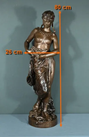 Important Bronze « Nycia » de Ch. Le Bourg – 2ème partie XIXe
