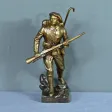 SOLDADO DE BRONCE firmado E. CARLIER