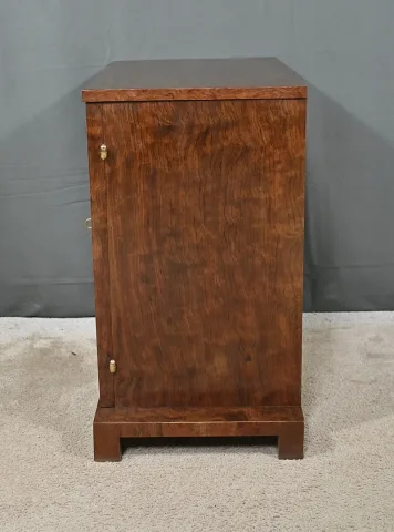 Petite Vitrine en Acajou Moucheté, Art Déco – Début XXe