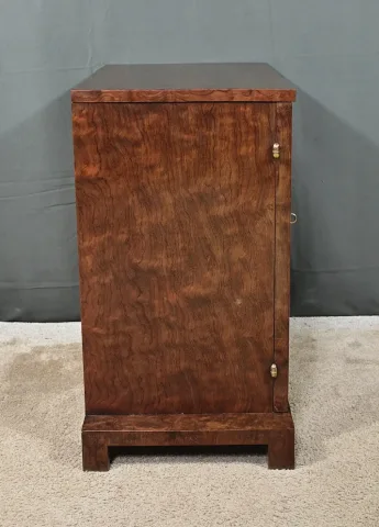 Petite Vitrine en Acajou Moucheté, Art Déco – Début XXe