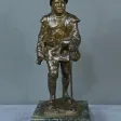 Bronze « Souvenir de Souchez » de R. Paris – Début XXe