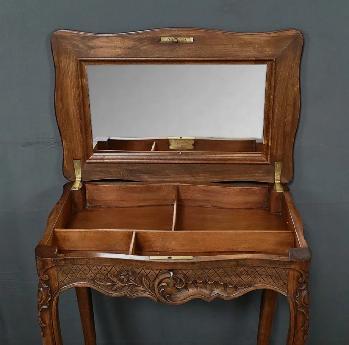 Travailleuse en Hêtre massif, style Louis XV – Début XXe