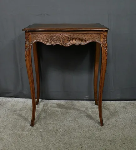 Travailleuse en Hêtre massif, style Louis XV – Début XXe