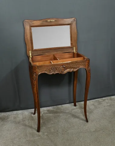 Travailleuse en Hêtre massif, style Louis XV – Début XXe