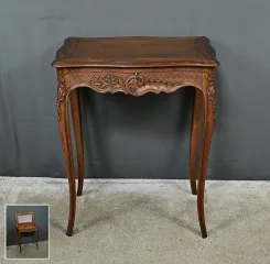Travailleuse en Hêtre massif, style Louis XV – Début XXe