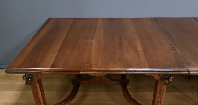 ART NOUVEAU PERIOD EXTENDING TABLE