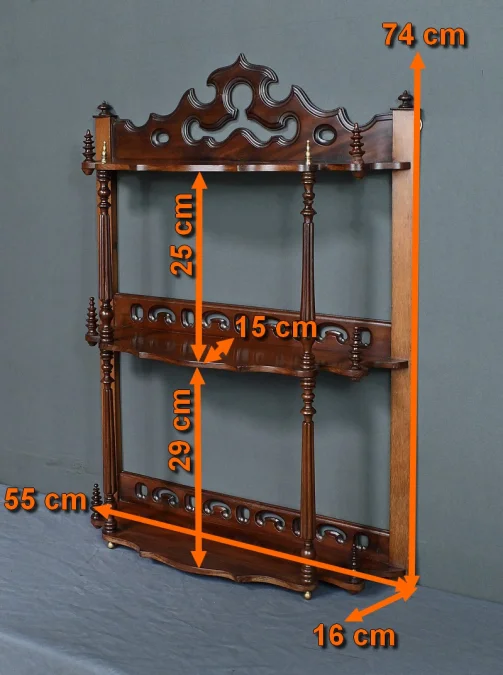 LOUIS PHILIPPE PERIOD WALL SHELVES