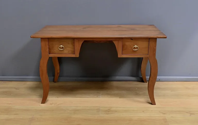 Table Bureau en Merisier, style Louis XV – 2ème Partie XIXe