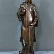 Bronze « Dante » de A. Forestier – Fin XIXe
