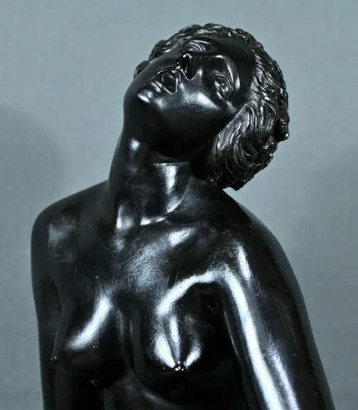 F. ROUBAUD 创作的欧律狄斯青铜雕像