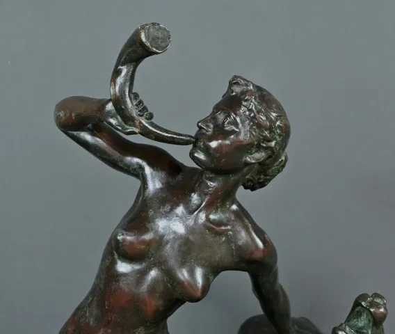 Important Bronze « Diane Chasseresse » de J. Geleyn – Début XXe