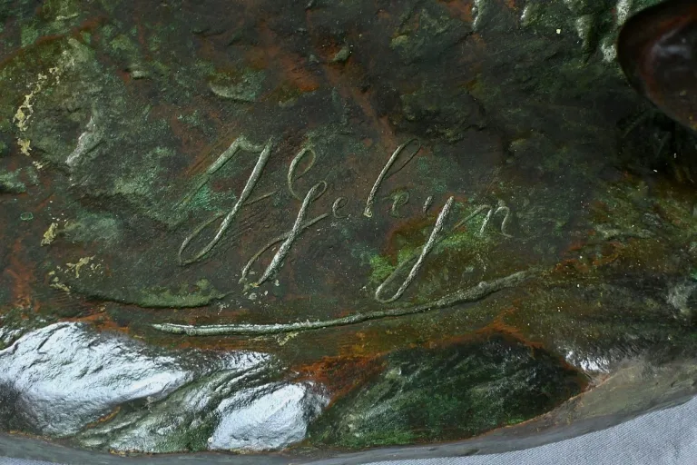 Important Bronze « Diane Chasseresse » de J. Geleyn – Début XXe