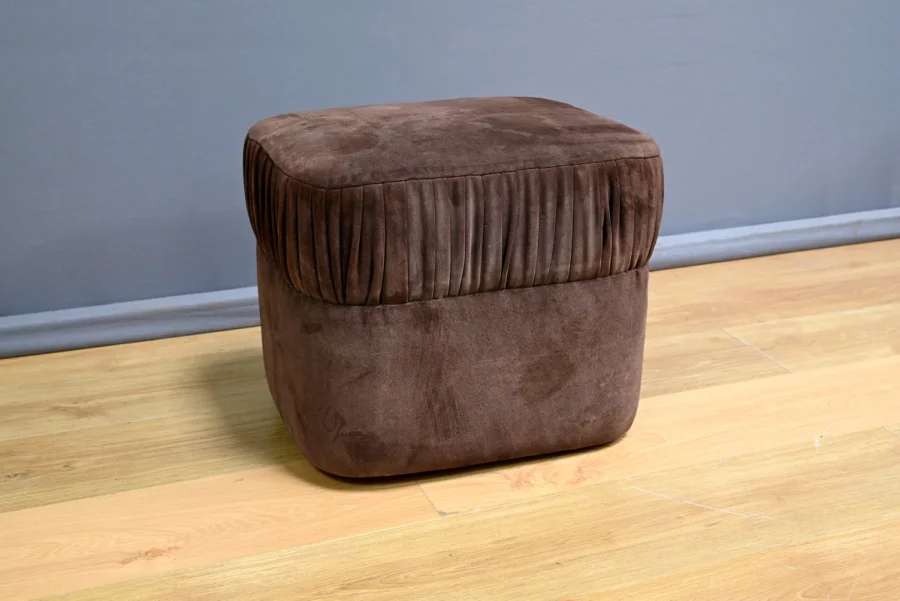 Coiffeuse en Nubuck, design Italien – 1970