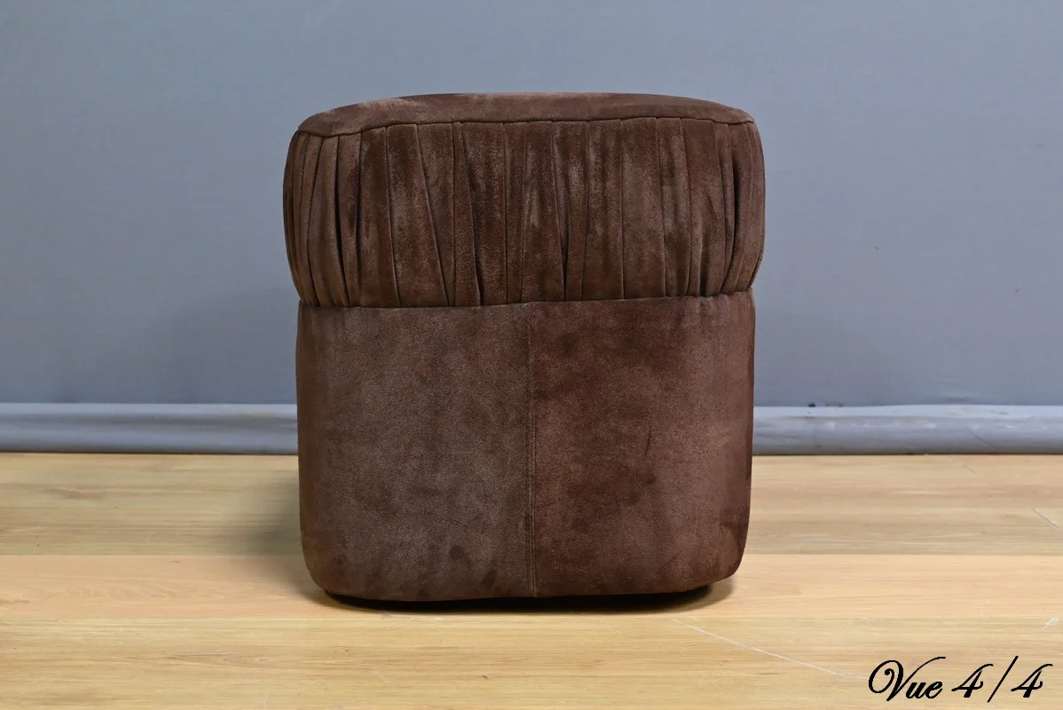 Coiffeuse en Nubuck, design Italien – 1970