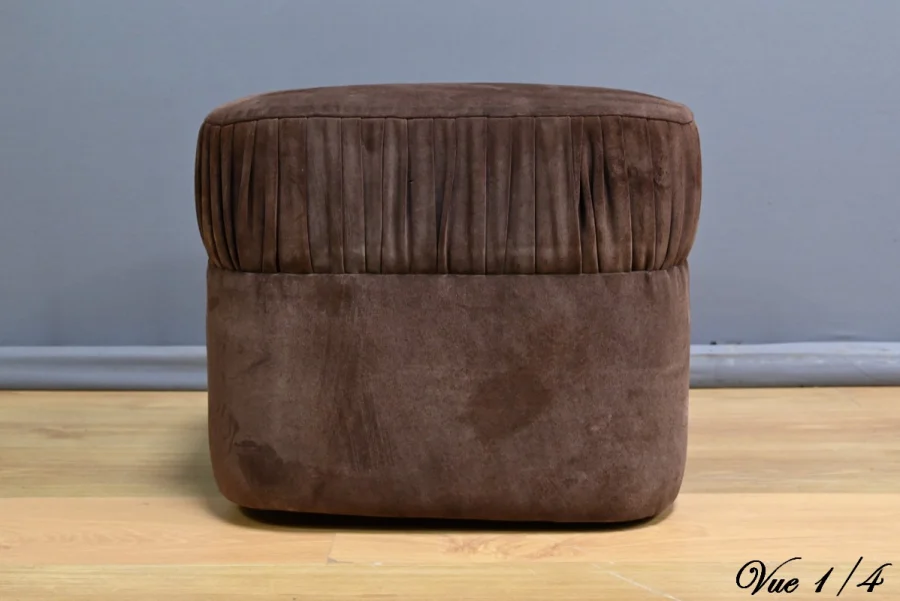 Coiffeuse en Nubuck, design Italien – 1970