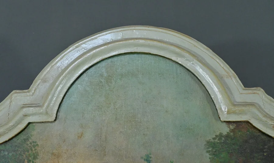 LOUIS XV STYLE TRUMEAU MIRROR