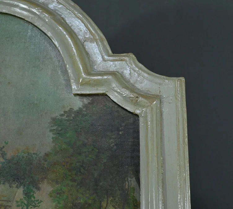 LOUIS XV STYLE TRUMEAU MIRROR