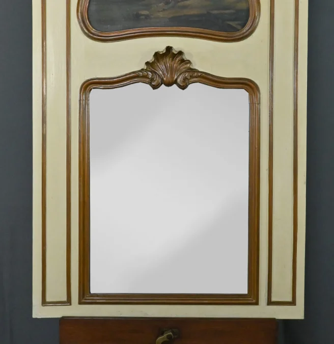 LOUIS XV STYLE TRUMEAU MIRROR