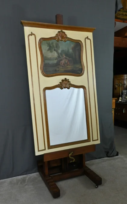 LOUIS XV STYLE TRUMEAU MIRROR