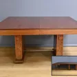 Table à Allonges 6 à 18 Couverts en Acajou, Art Déco – 1920