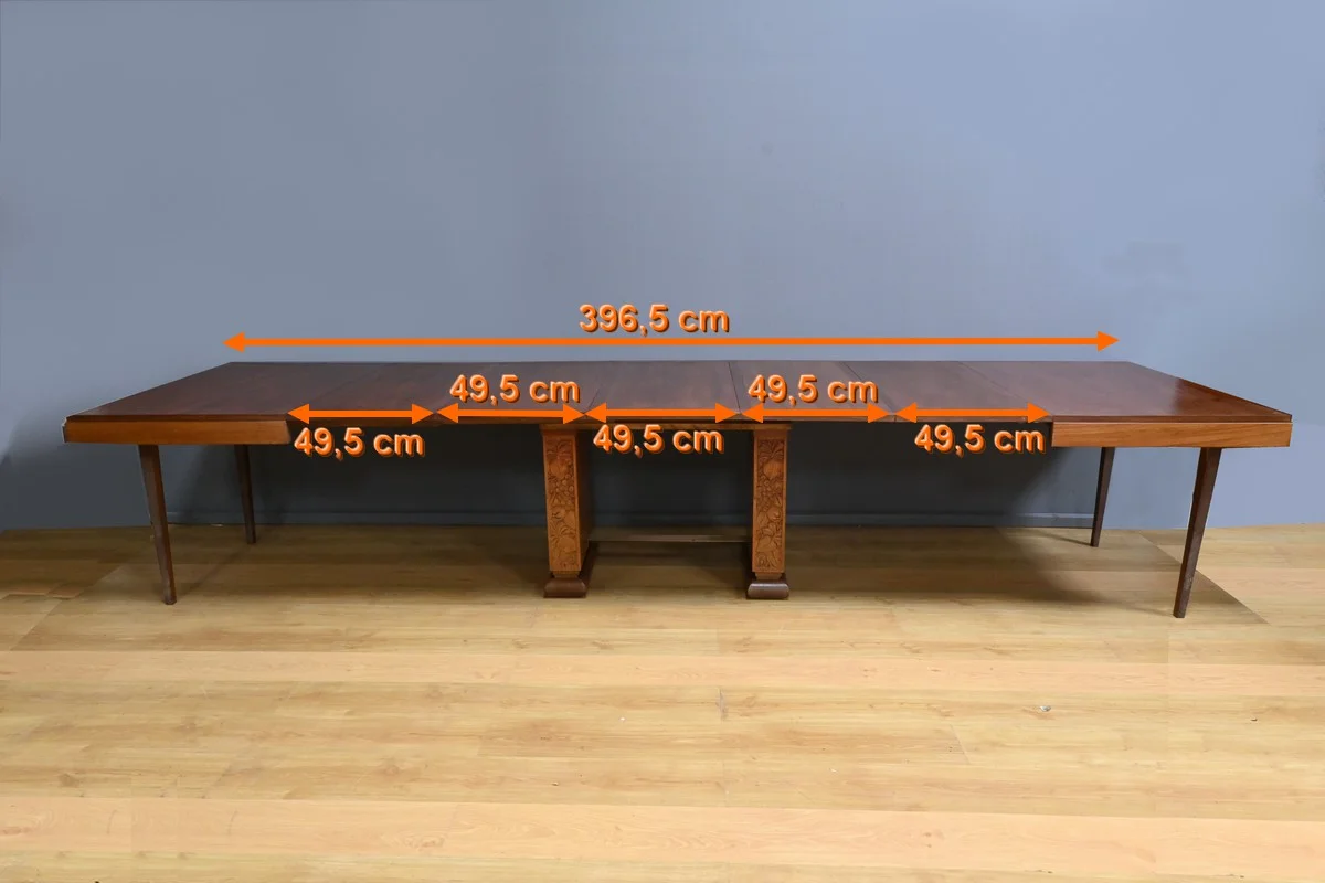 MESA EXTENSIBLE DE ÉPOCA ART DECO