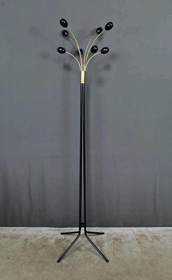 Porte-Manteaux en Métal Laqué, Design Italien – 1960