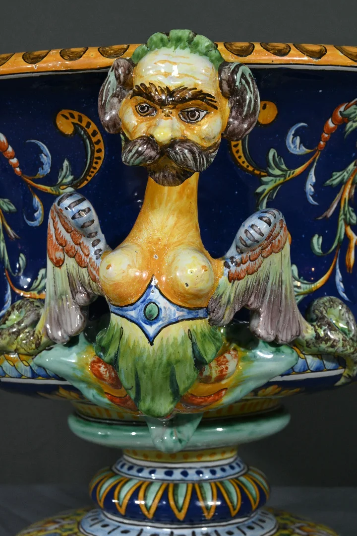 Jardinière en Faïence de Nevers signée - Fin XIXe
