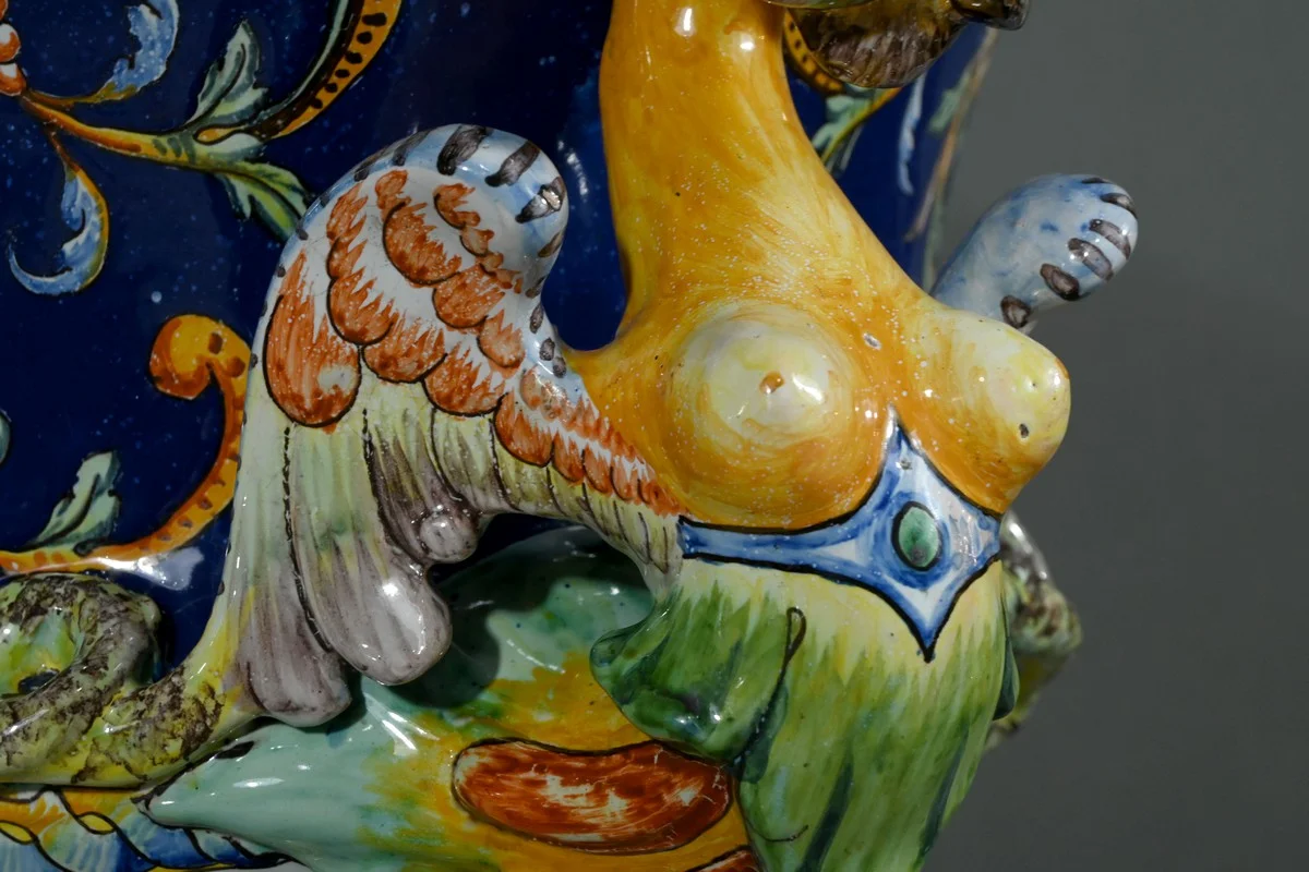Jardinière en Faïence de Nevers signée - Fin XIXe