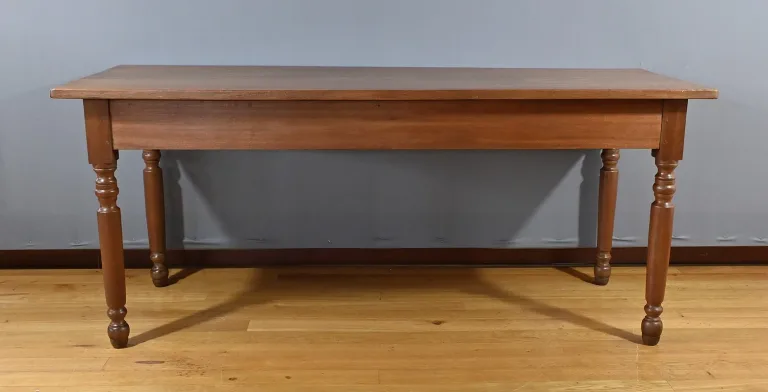 Table Bureau en Acajou massif - 2ème partie XIXe