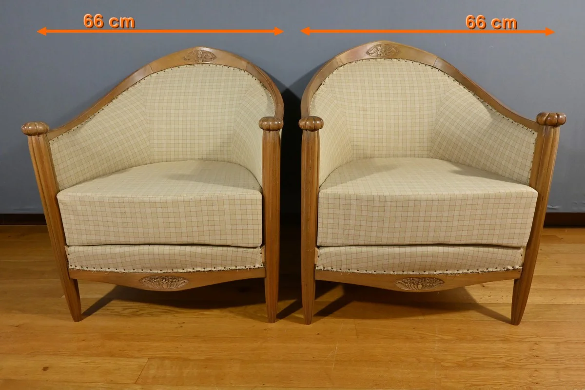 Salon en Acajou Blond, Art Déco – 1940