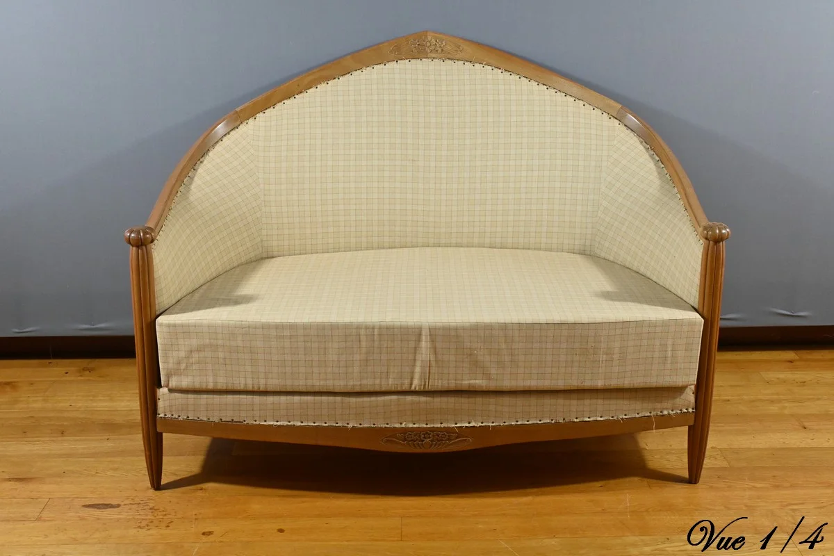 Salon en Acajou Blond, Art Déco – 1940