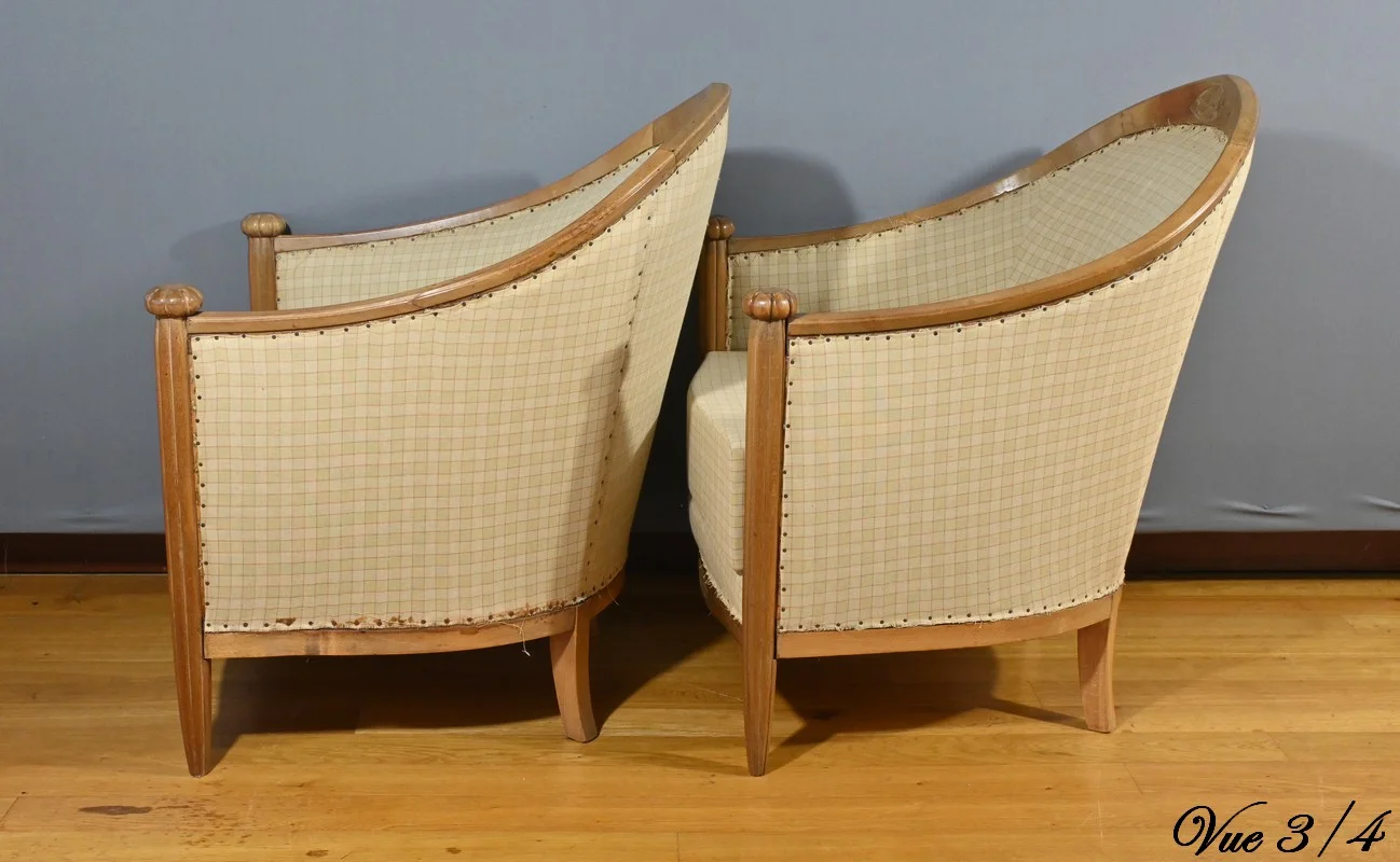Salon en Acajou Blond, Art Déco – 1940