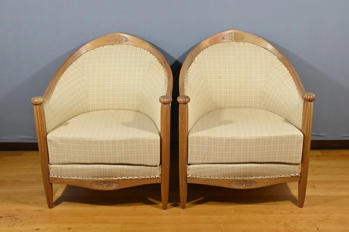 Salon en Acajou Blond, Art Déco – 1940