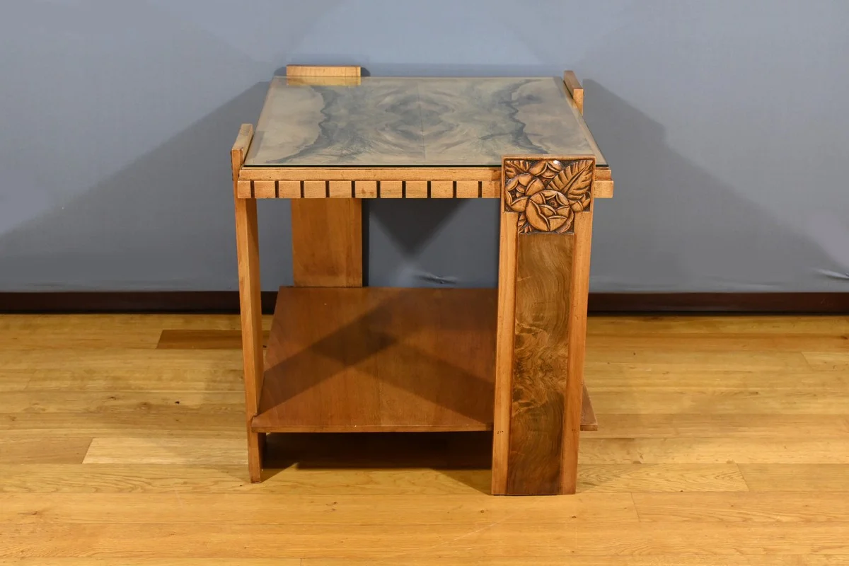 Table Basse en Noyer, Art Déco – 1930