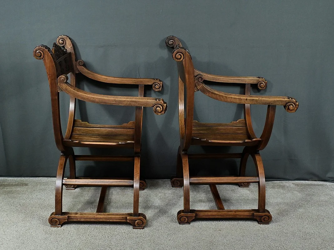 PAR DE ASIENTOS CURULE