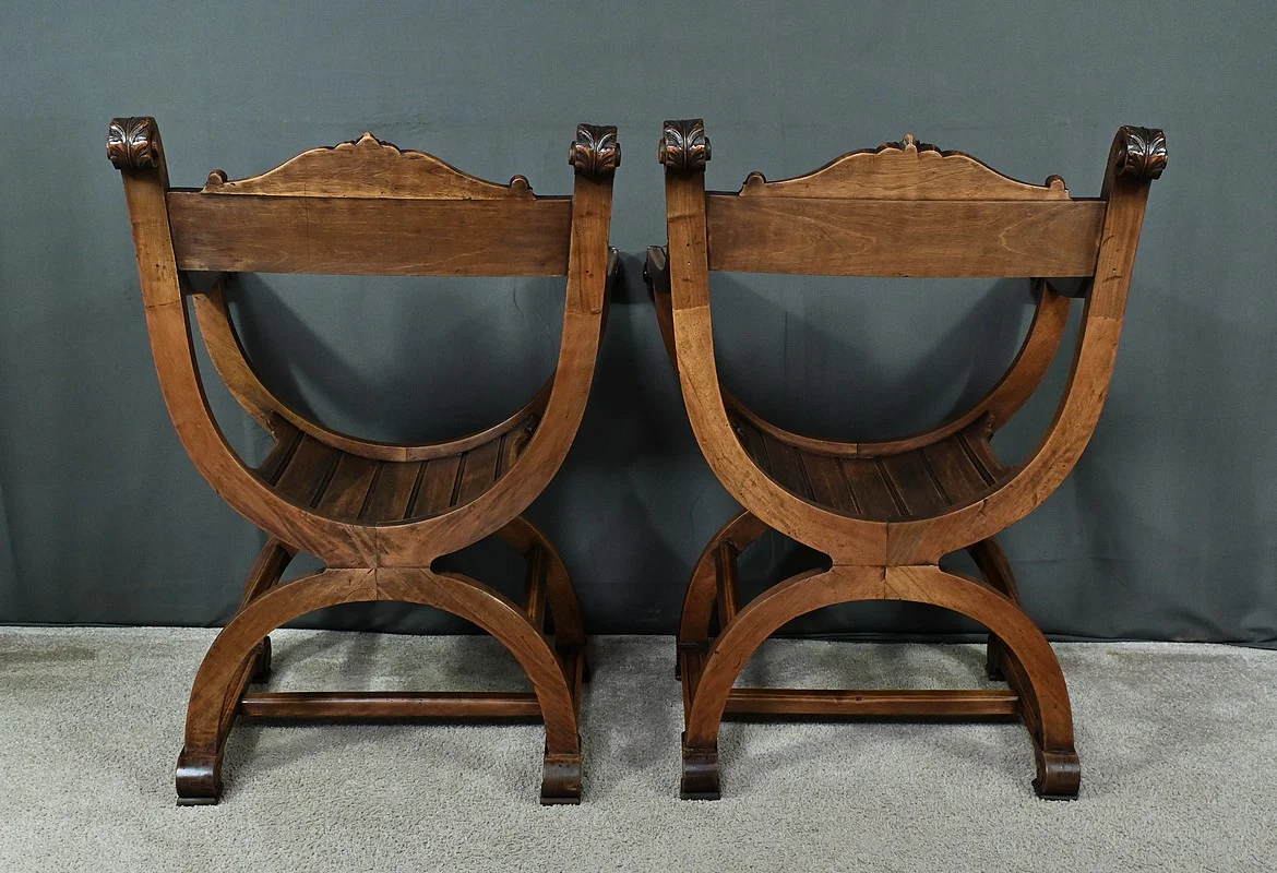 PAR DE ASIENTOS CURULE