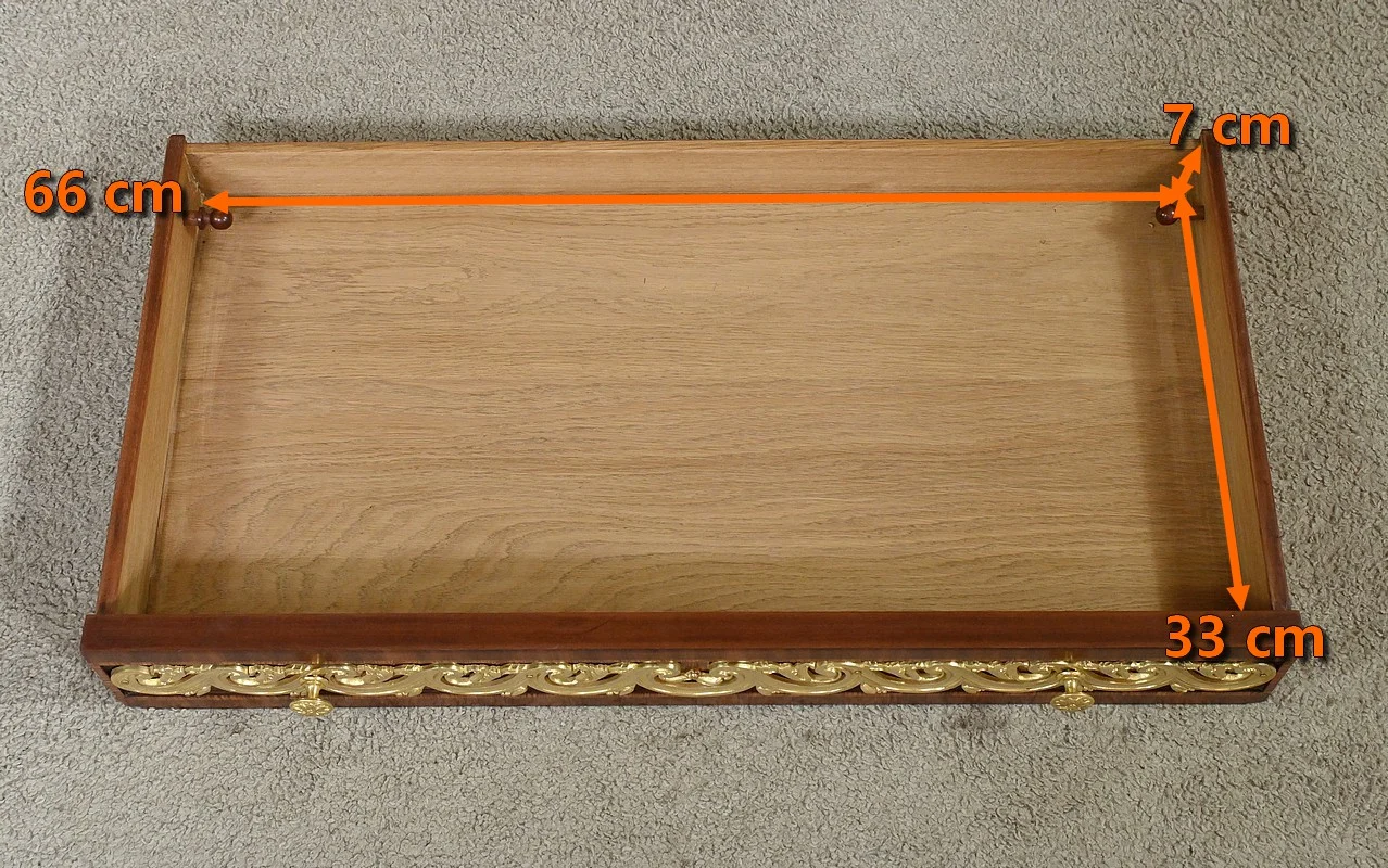 Meuble Vitrine en Marqueterie, style Louis XVI – 2ème partie XIXe
