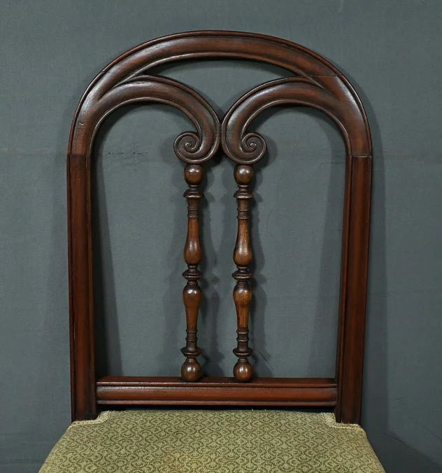Paire de Chaises en Acajou, époque Restauration – 1ère partie XIXe