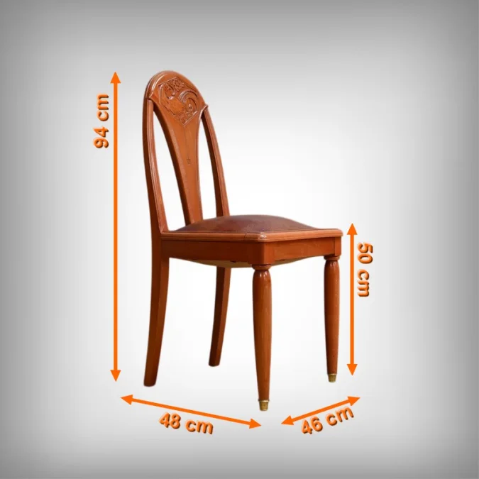 Suite de 4 Chaises en Hêtre teinté, Art Déco – 1910