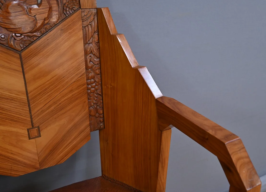 ART DECO PERIOD ARMCHAIRS