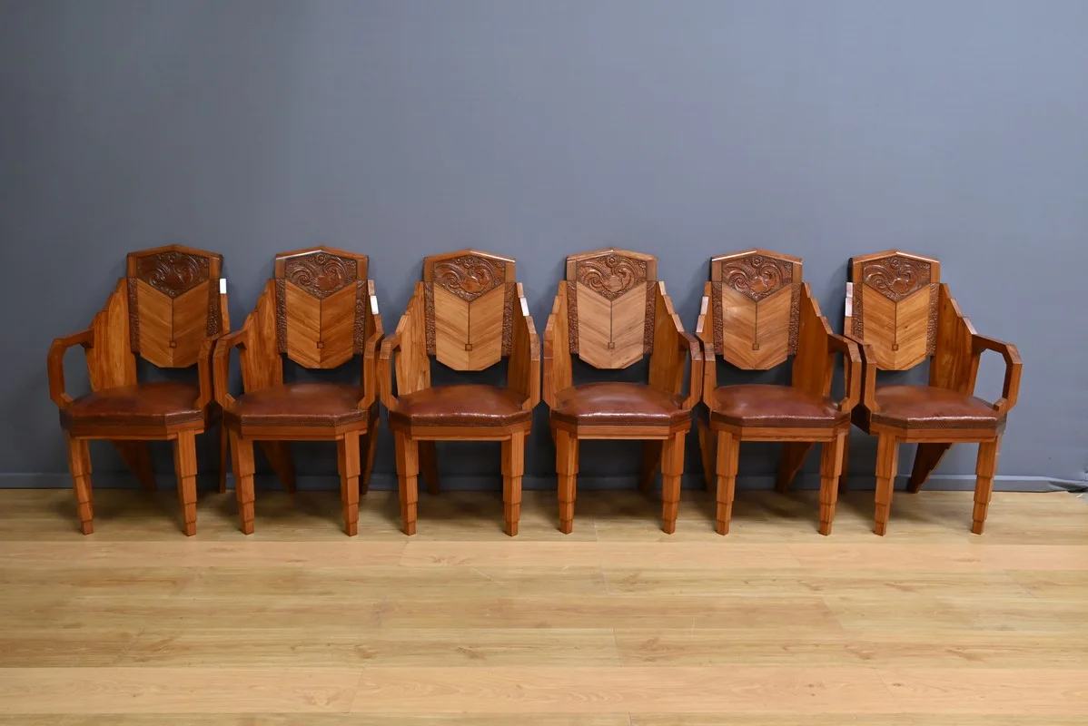 ART DECO PERIOD ARMCHAIRS