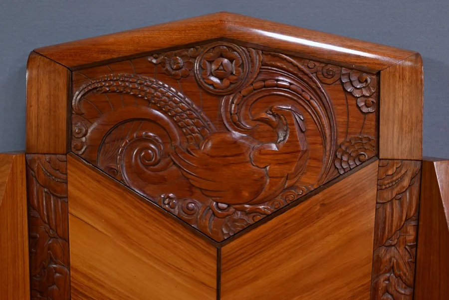 Suite de 6 Fauteuils en Bois de Rose, Art Déco – 1910