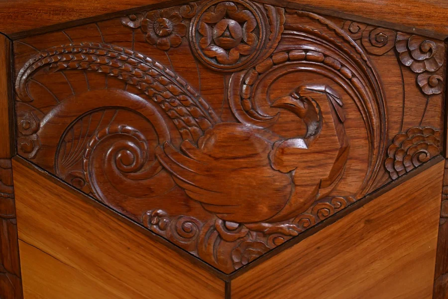 Suite de 6 Fauteuils en Bois de Rose, Art Déco – 1910