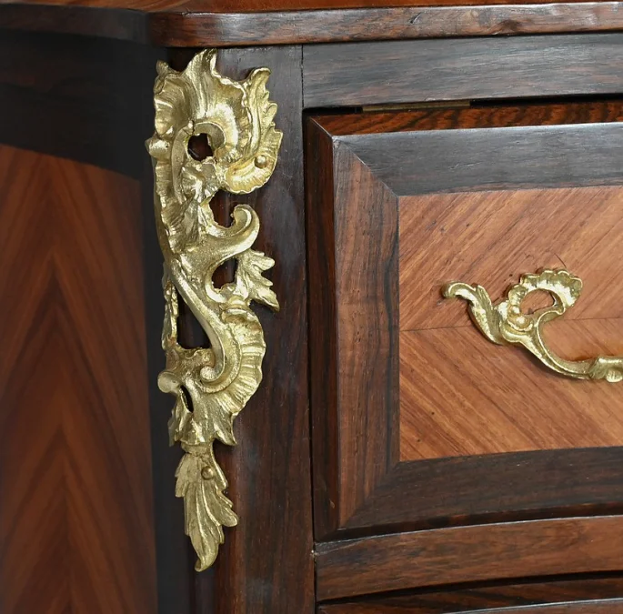 LOUIS XV STYLE BLOCK OF DRAWERS