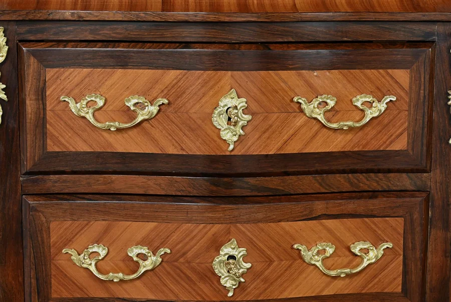 LOUIS XV STYLE BLOCK OF DRAWERS