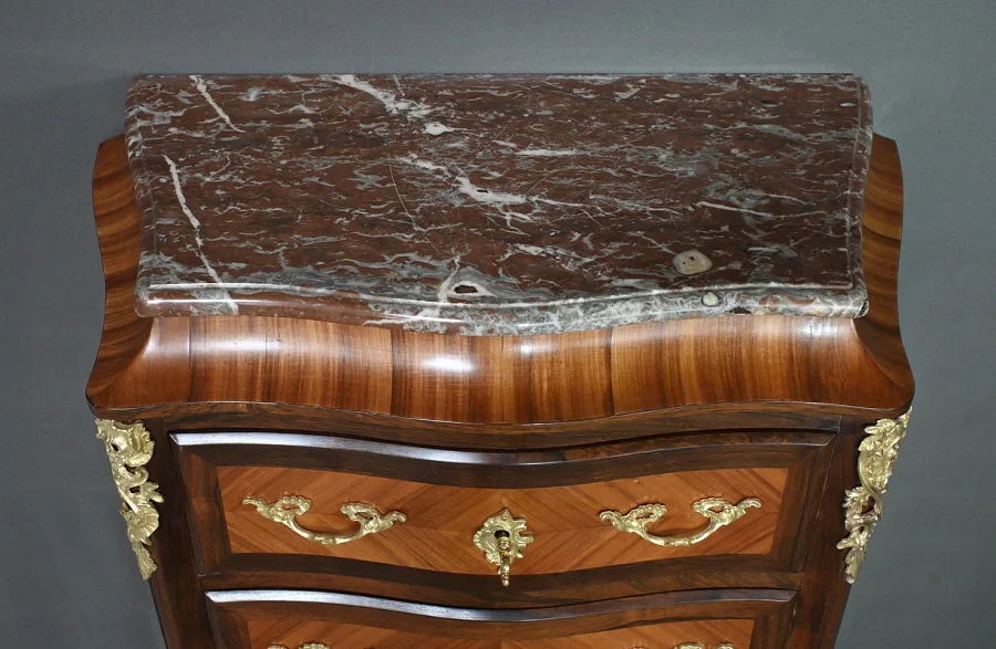 LOUIS XV STYLE BLOCK OF DRAWERS