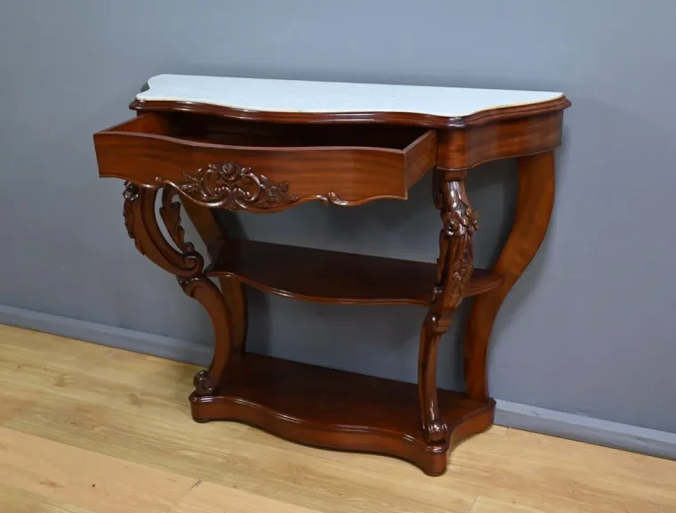 Console en Acajou, époque Napoléon III – 2ème Partie XIXe