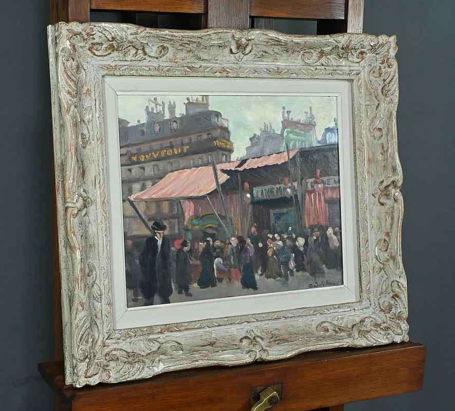 ÖL AUF TAFEL, signiert C. SUBILEAU