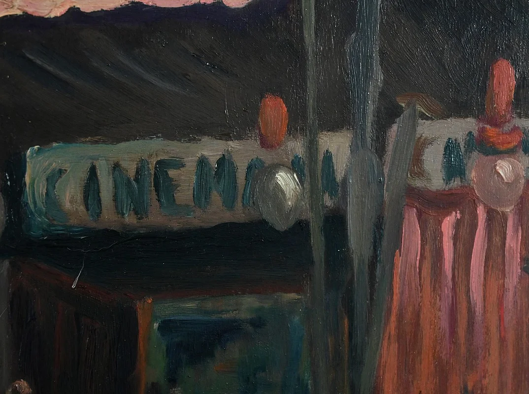 ÖL AUF TAFEL, signiert C. SUBILEAU
