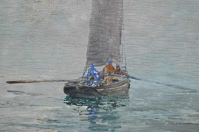 油画，G. LHERMITTE 作于 1934 年